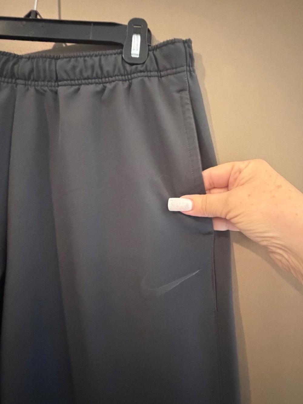 Nike Men's Black Dri-fit Athletic Pants, Gym, Walking, Sporty, Size Large - Picture 3 of 12